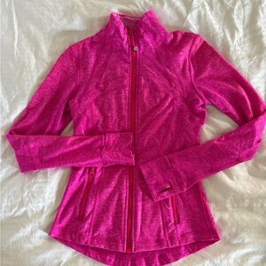lululemon athletica Hot Pink Zip Jacket
